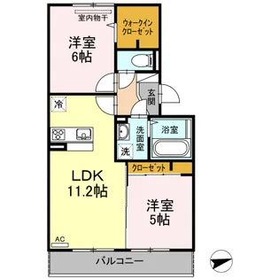 カーサ・ソレイユⅡ【3階】の間取り