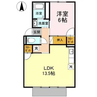 タウン妹尾 【1階】の間取り