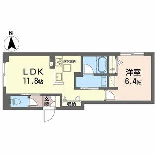 ソワレ【1階】の間取り