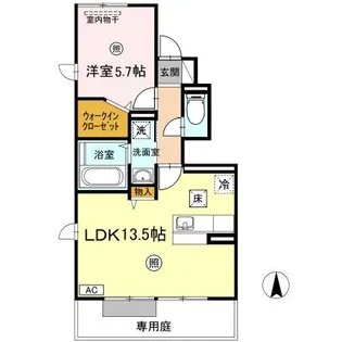 雅【1階】の間取り