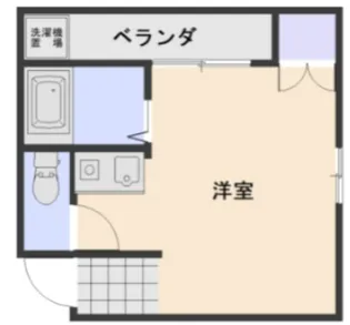 津高台ハイツ【202号室】の間取り