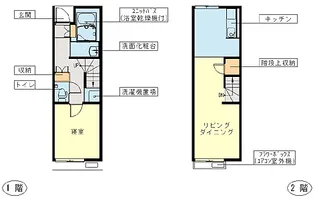 レオネクストソレイユA【1階】の間取り