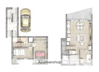 ETENA中仙道西 南棟【2階】の間取り