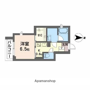 ウエストハイツ【2階】の間取り
