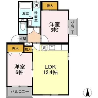 ピュアステージIII【2階】の間取り