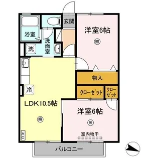 第1アネックス【2階】の間取り