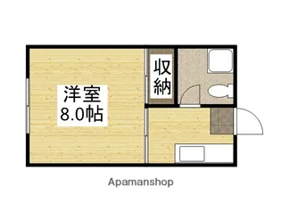 南方スチューデントハイツ【1階】の間取り