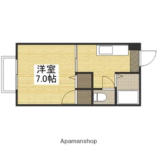 マルシンアパート A【102号室】の間取り