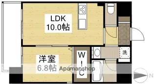 ハアラン高柳【10階】の間取り