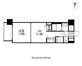 朝日プラザ岡山サウスフロント【4階】の間取り