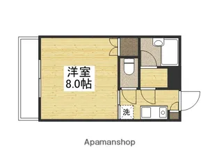 プリメゾン岡山南方【2階】の間取り