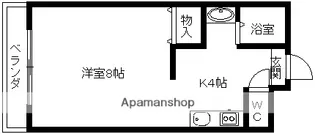 ネオモンシェリー津島A【405号室】の間取り