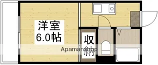 ベイシティ洲崎B【4階】の間取り