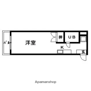ノーブルハイツ清心町【3階】の間取り