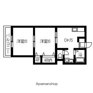 ネムマンション【2階】の間取り
