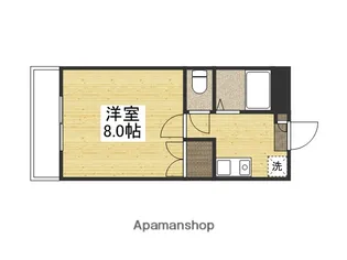 グレースマンション津高【3階】の間取り
