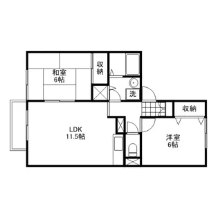 オルテンシア【1階】の間取り