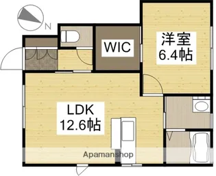 ガーデンクレス D棟【1階】の間取り