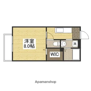 ビバーチェ・ナラバラC【202号室】の間取り