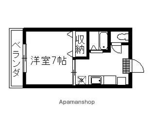 ビューラージュネス【1階】の間取り