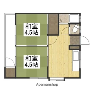 キャッツコーポ【202号室】の間取り