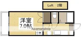 カリーノ【206号室】の間取り