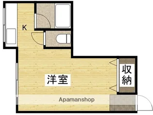 オレンジビル【406号室】の間取り