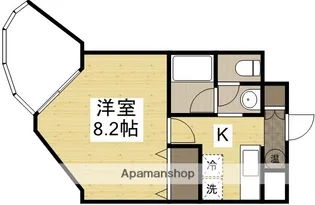 ルシェール【612号室】の間取り