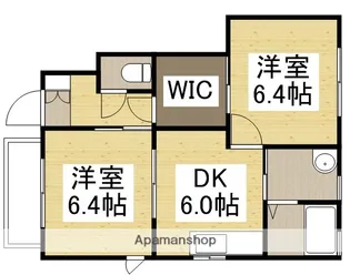 メゾンボヌール B棟【1階】の間取り