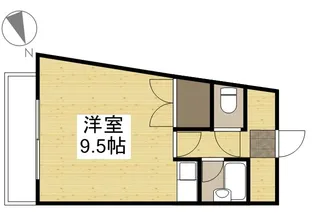 グランデール伊島【304号室】の間取り