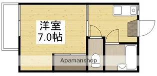 スカイコート【202号室】の間取り