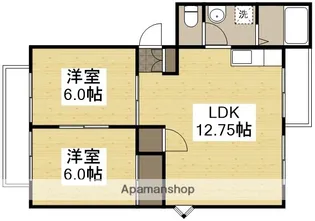 メゾンクレール【2階】の間取り