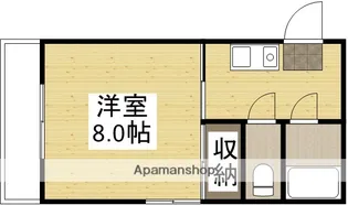 ドゥリーム浜【3階】の間取り