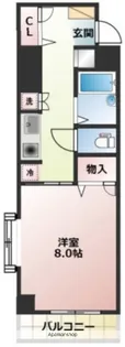 エスペランサ津島【8階】の間取り