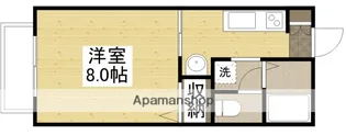 コーポ橋本【1階】の間取り