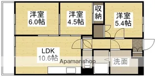 ネクスト倉田 西館【404号室】の間取り