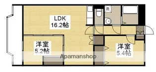 アンティム【3階】の間取り