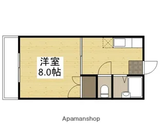 桜マンション【1階】の間取り