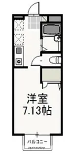 カーサ・アネーロ A【202号室】の間取り