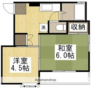 メゾンAKI【1階】の間取り