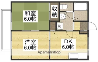 サンビレッジ竜之口 D【2階】の間取り