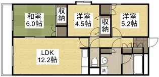 コマンドモジュール【303号室】の間取り