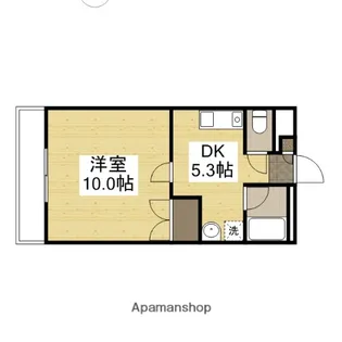 サニーコスモⅡ【2階】の間取り