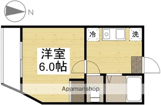 重利マンション【201号室】の間取り