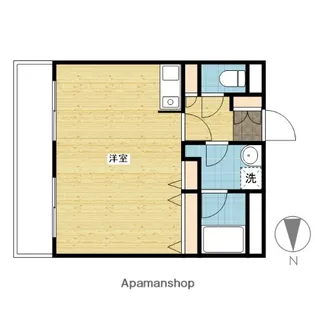 ブランカ新屋敷【703号室】の間取り
