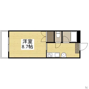 アミティー山崎【2階】の間取り