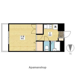 サンツボイⅢ【5階】の間取り