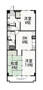 グレースマンションエルフ【4階】の間取り