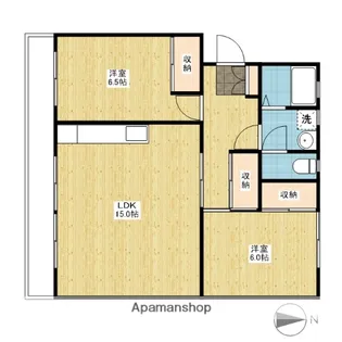 K’s B倉敷中庄Ⅱ棟【3階】の間取り