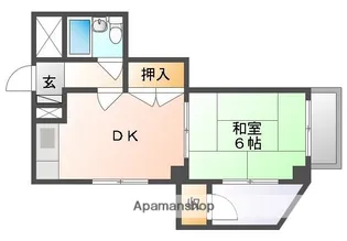 プレアール大供Ⅱ【203号室】の間取り